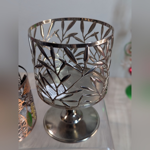 Bath & Body Works Candle Holders Winter & Fall (8) Bundle Silver Gold - Picture 13 of 15